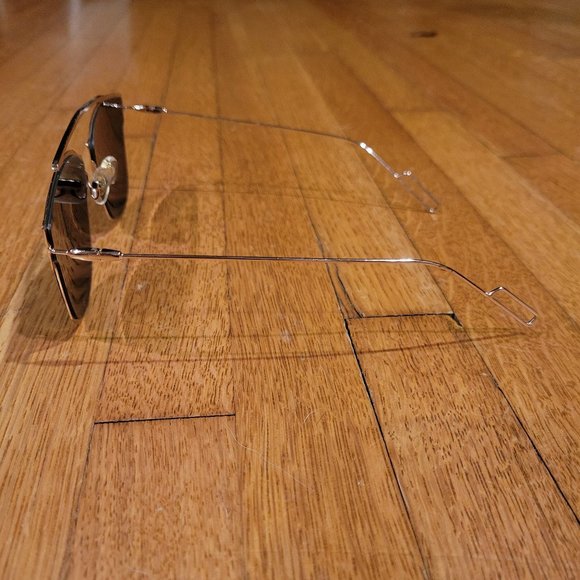 ZeroUV Modern Thin Wire Frame Flat Lens Pantos Sunglasses A353 - Picture 6 of 6